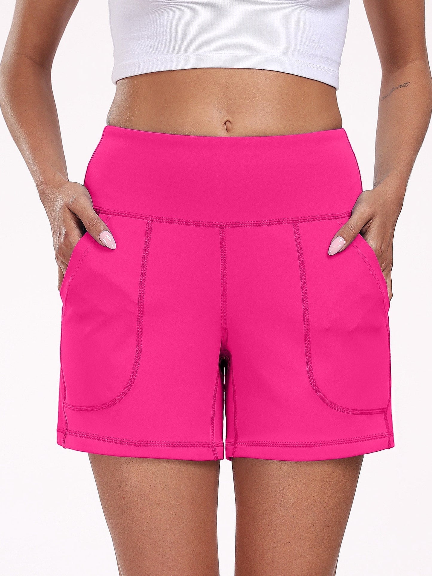 Women's Wide Leg Workout Shorts Casual