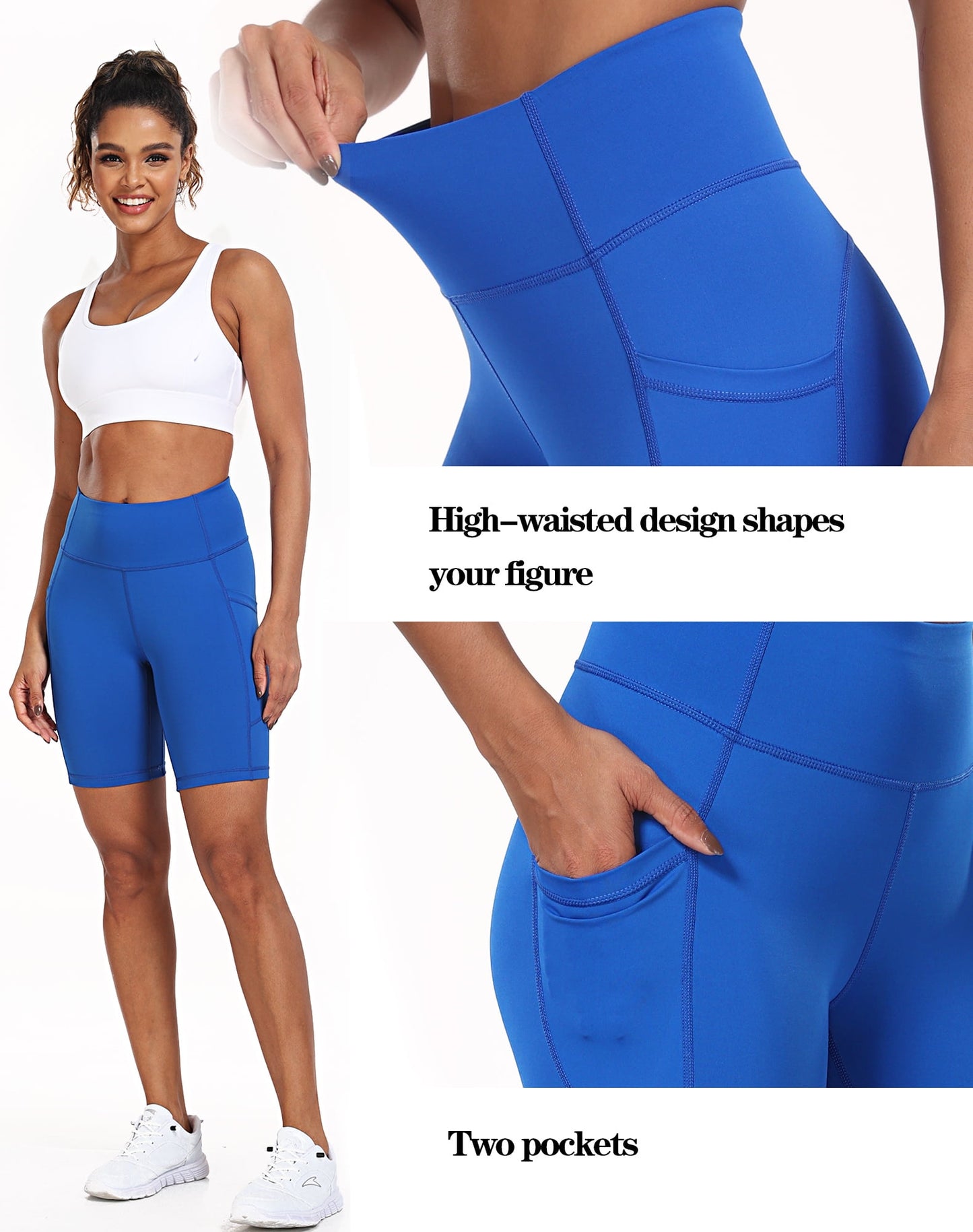 Fashnica- High -Waist -Spandex- Yoga Shorts -Athletic.jpg