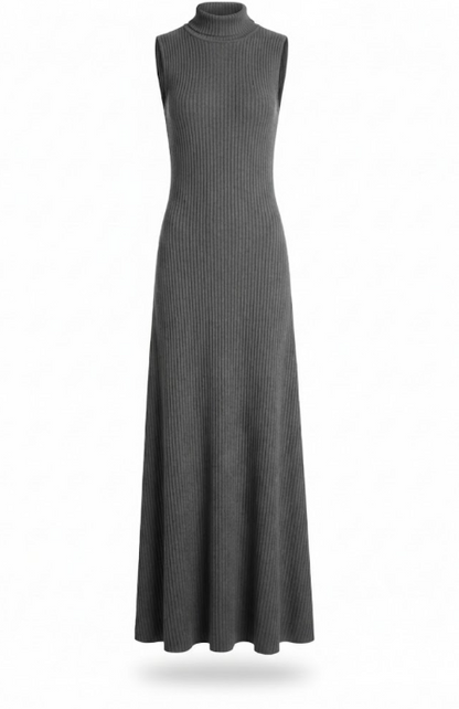 Long Dress in Column Cut