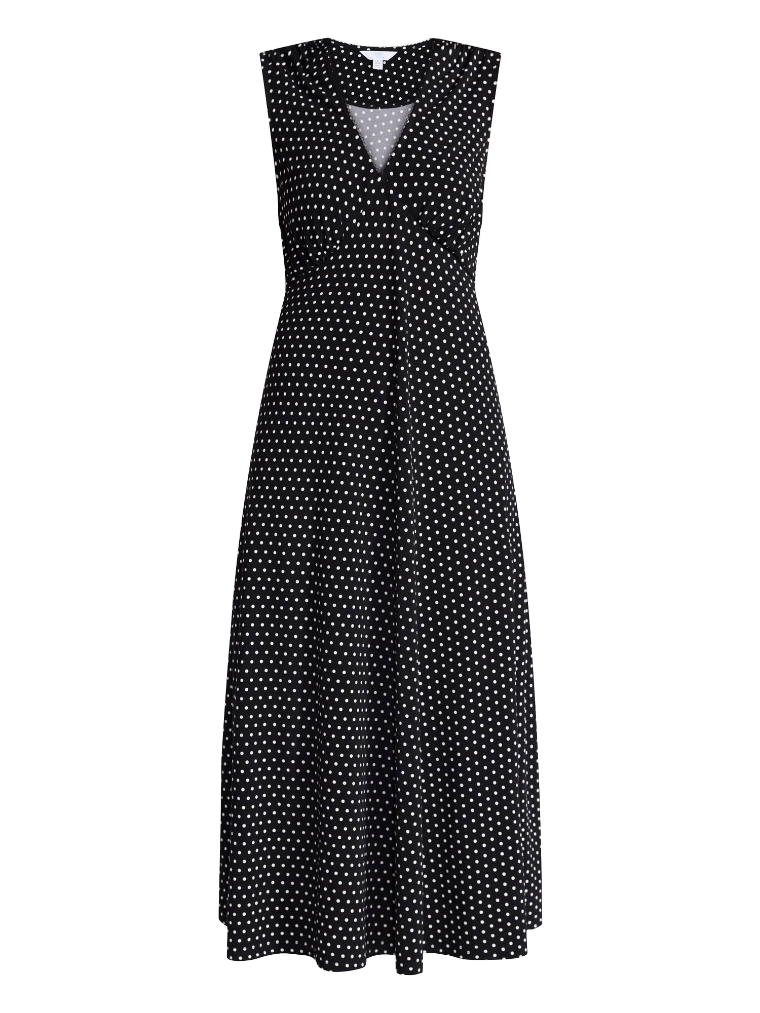 Fashnica -Women's- Sleeveless- V-Neck- Printed- Midi -Dress.jpg