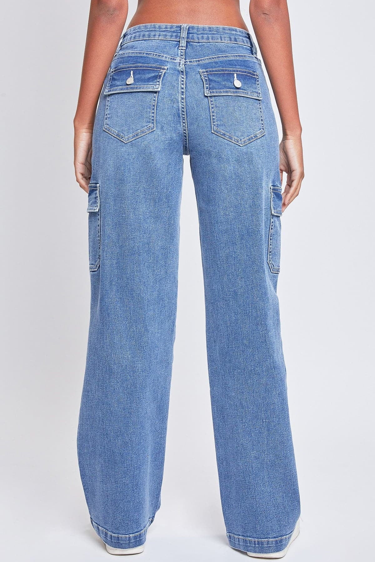 Fashnica- Women's -Straight -Leg Cargo- Skater -Jeans.jpg