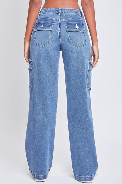 Fashnica- Women's -Straight -Leg Cargo- Skater -Jeans.jpg