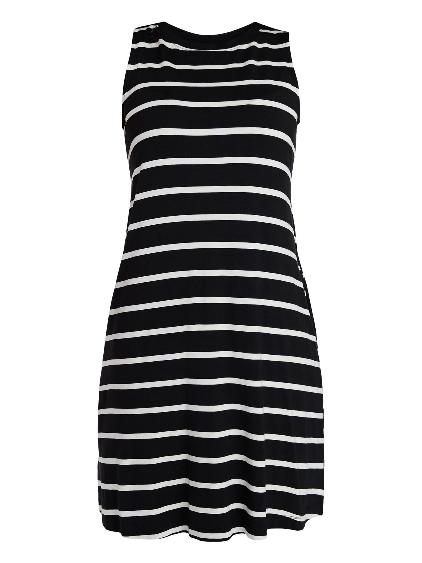 Time and Tru Women’s Sleeveless Knit Swing Dress, Sizes XS-XXXL