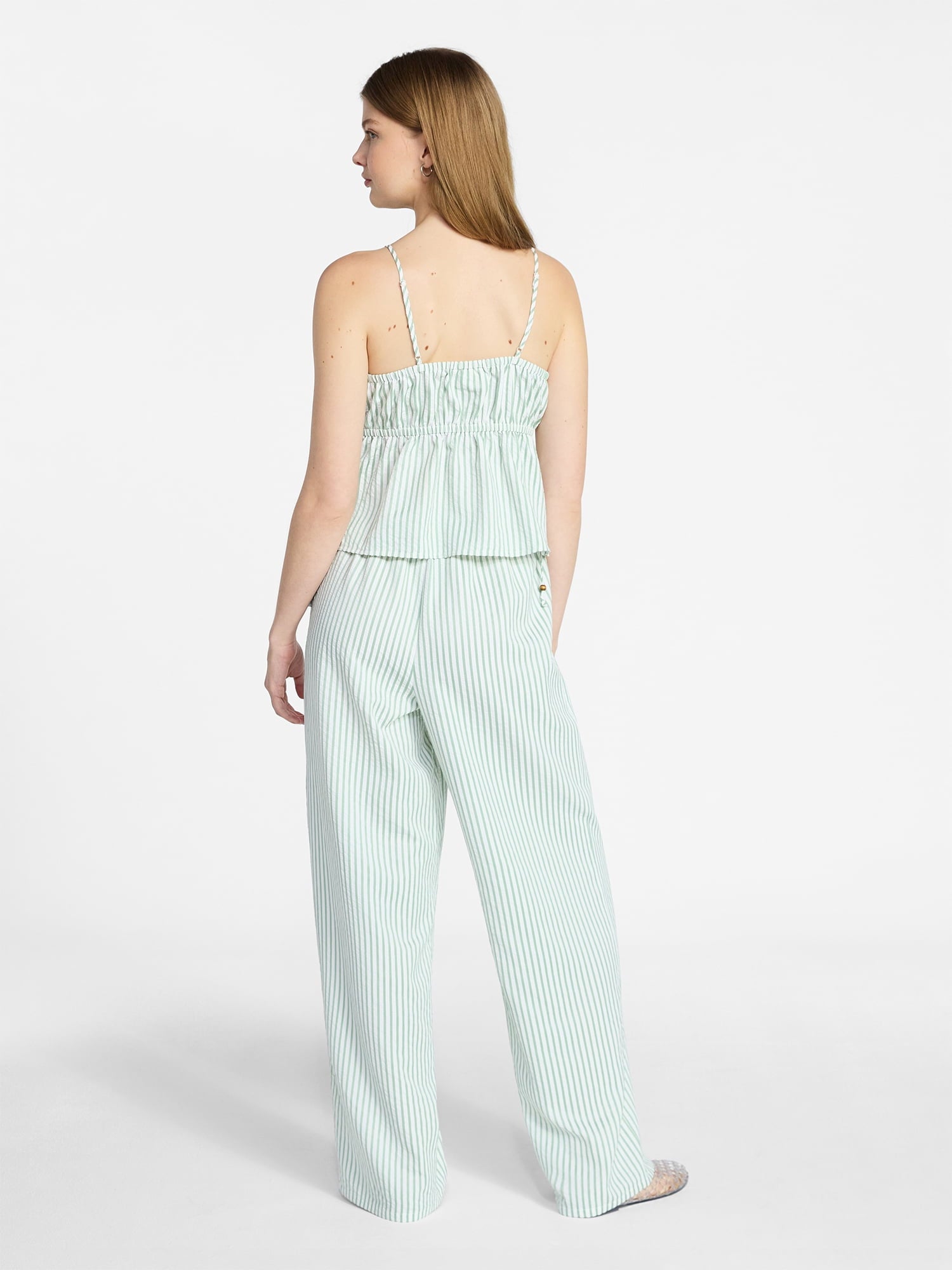 Fashnica- Chic -Seersucker- Tie-Cami Pants- Lounge -Set.jpg