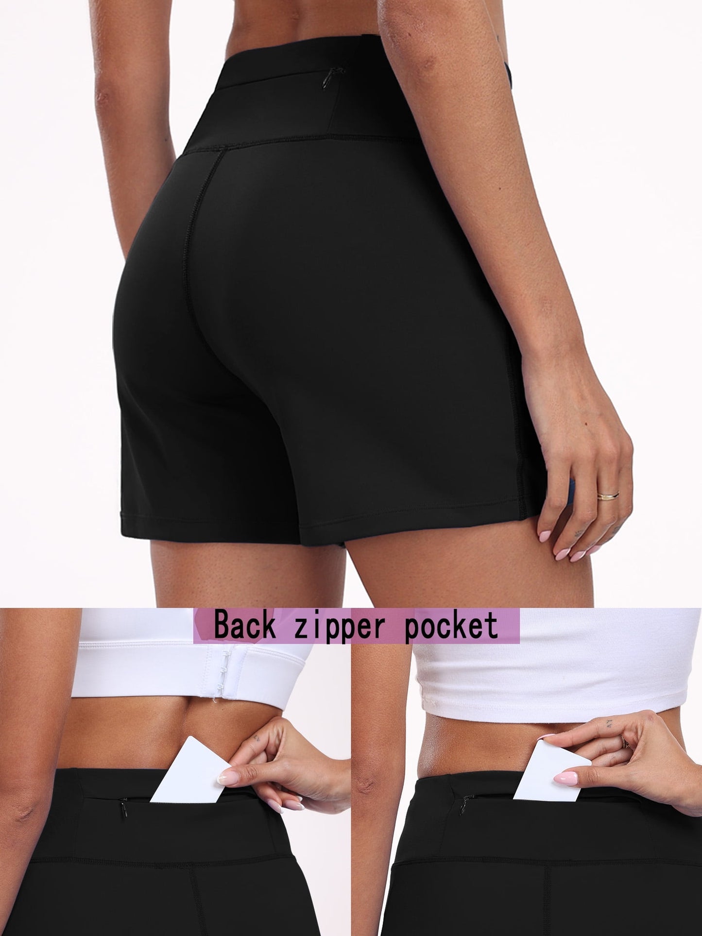 Fashnica Women's Wide Leg Workout Shorts Casual