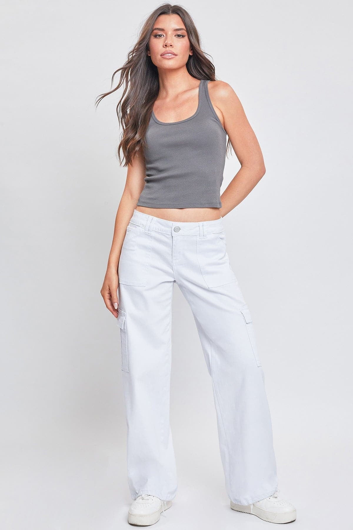 Fashnica -Women's- Cargo -Jeans -with- Bungee- Hem.jpg
