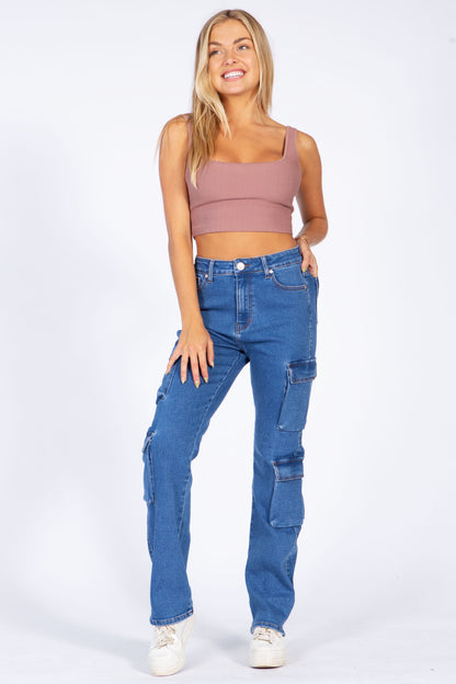 Fashnica -Vintage- Straight-Leg High-Rise -Cargo -Denim.jpg