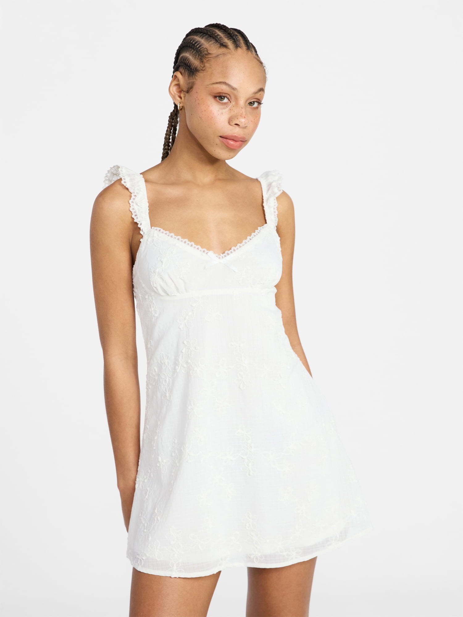  Fashnica -Women's- Ruffle- Strap -Mini -Dress.jpg