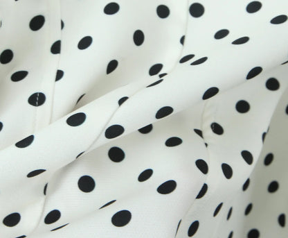 Fashnica Chic Retro Polka Dot Backless Halter Dress