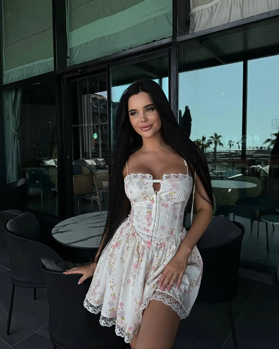 Fashnica -Floral -Lace -Sling- Party Mini -Dres.jpg