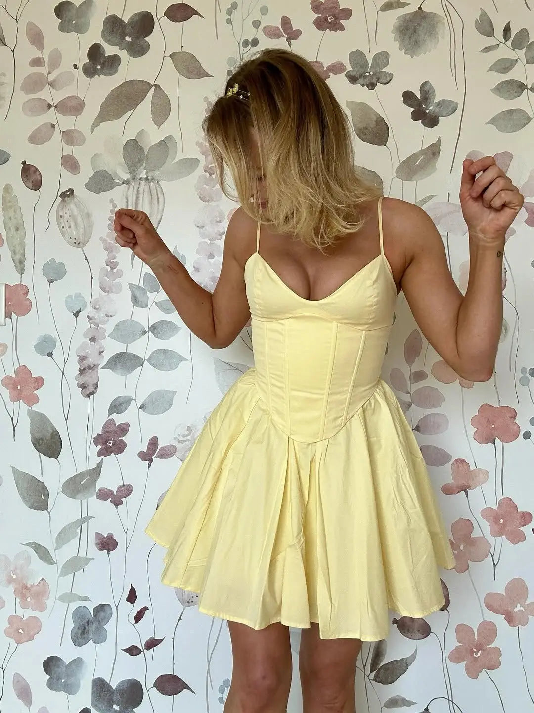 Fashnica -Lace-Up -Fishbone-Sling Party- Mini -Dress.jpg