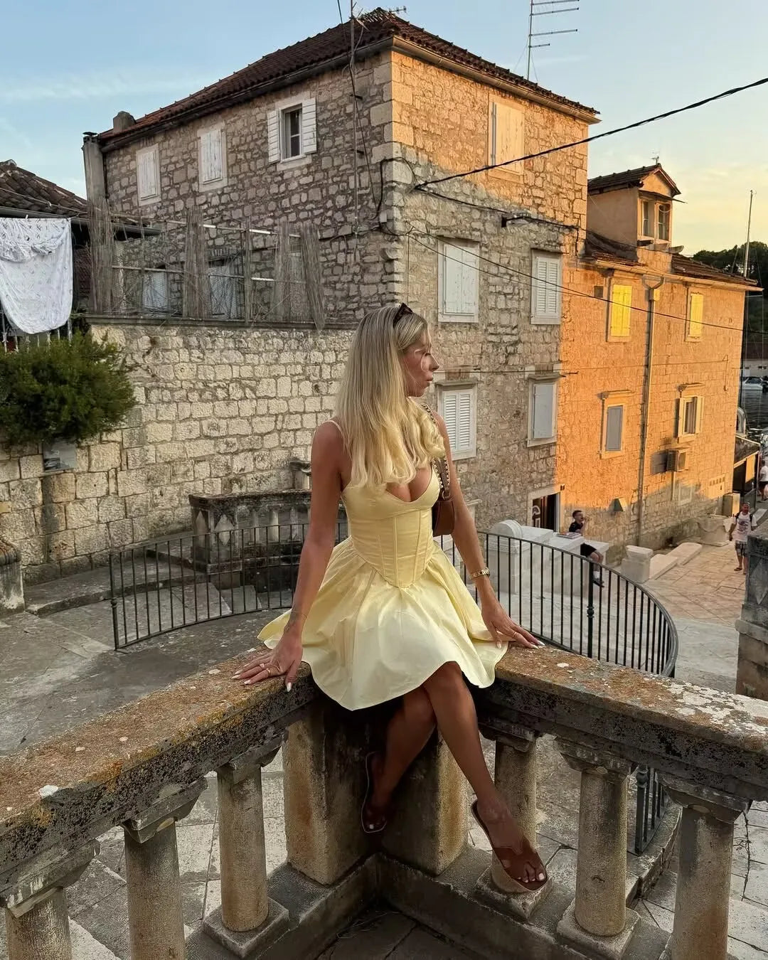Fashnica -Lace-Up -Fishbone-Sling Party- Mini -Dress.jpg