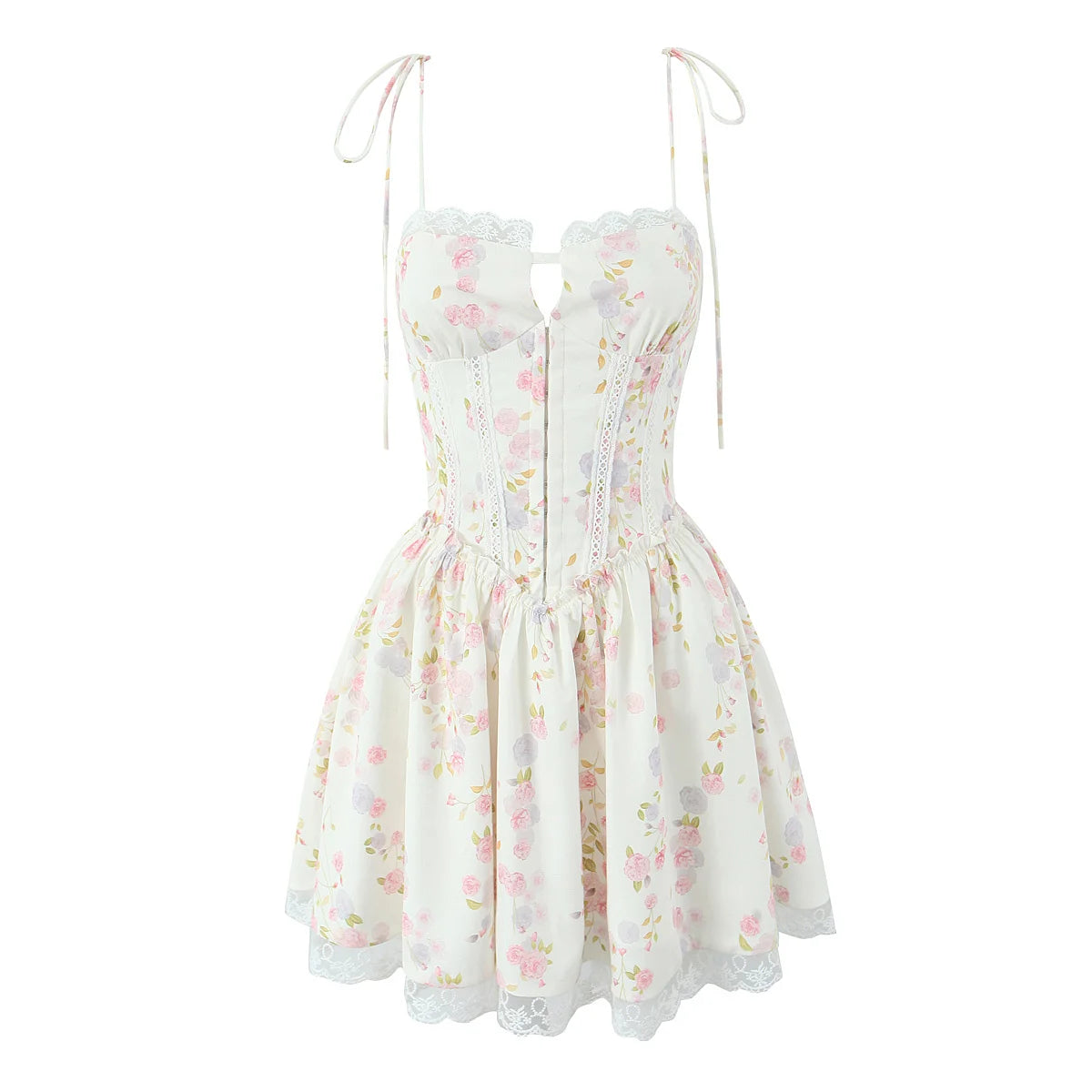 Fashnica -Floral -Lace -Sling- Party Mini -Dres.jpg