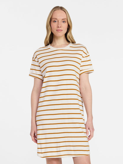 Fashnica Women's Cotton Short Sleeve T-Shirt Dress