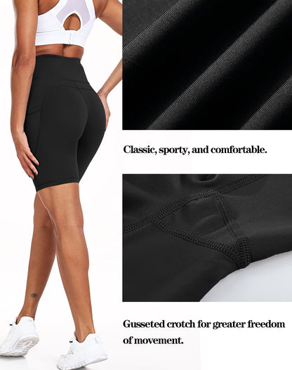 Fashnica- High -Waist -Spandex- Yoga Shorts -Athletic.jpg