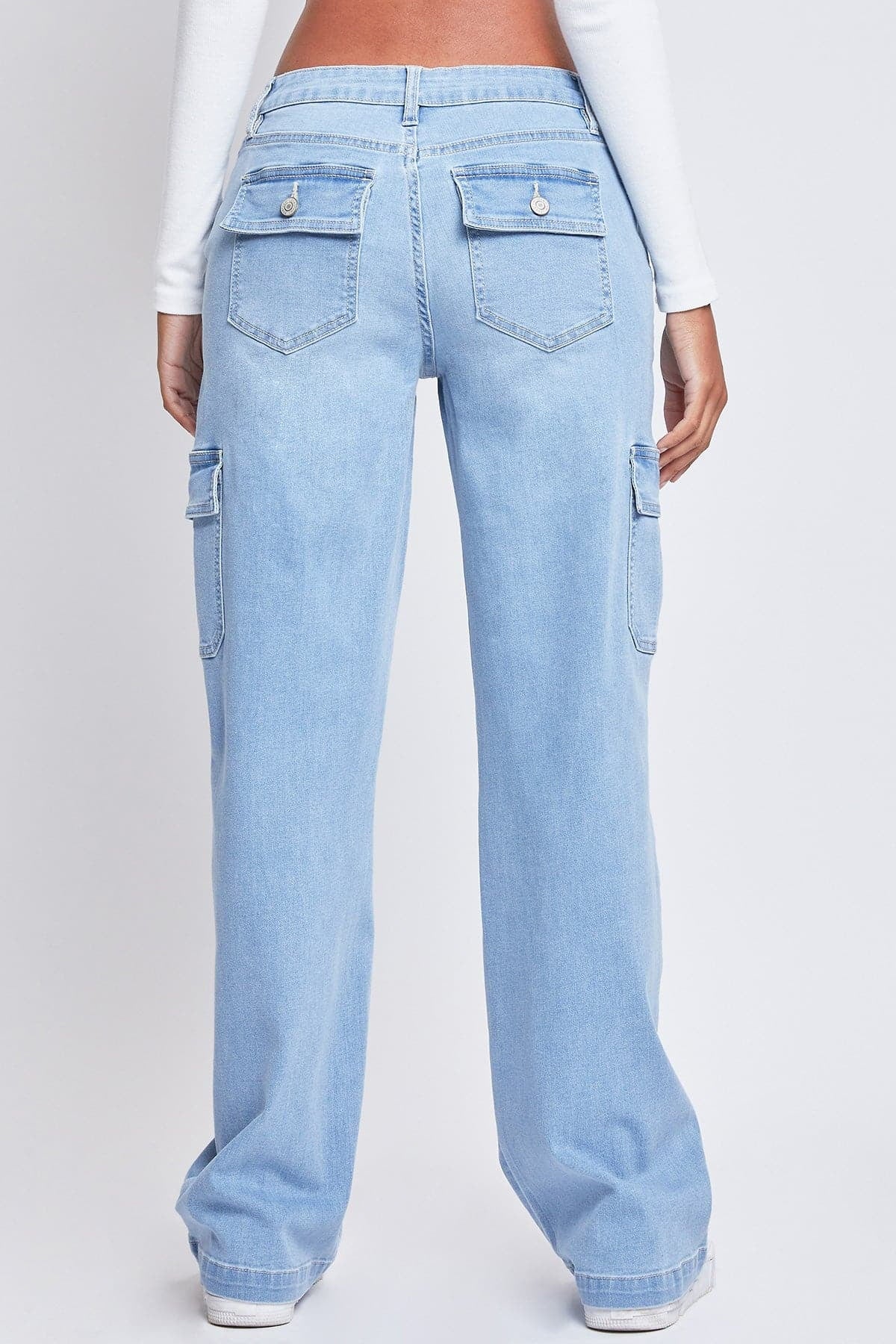 Fashnica- Women's -Straight -Leg Cargo- Skater -Jeans.jpg