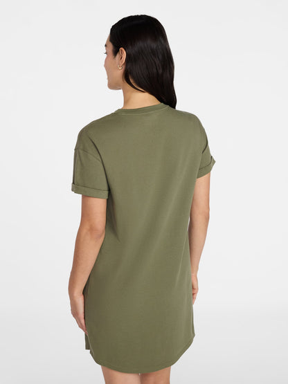 Fashnica -Women's -Cotton- Short Sleeve -T-Shirt -Dress.jpg