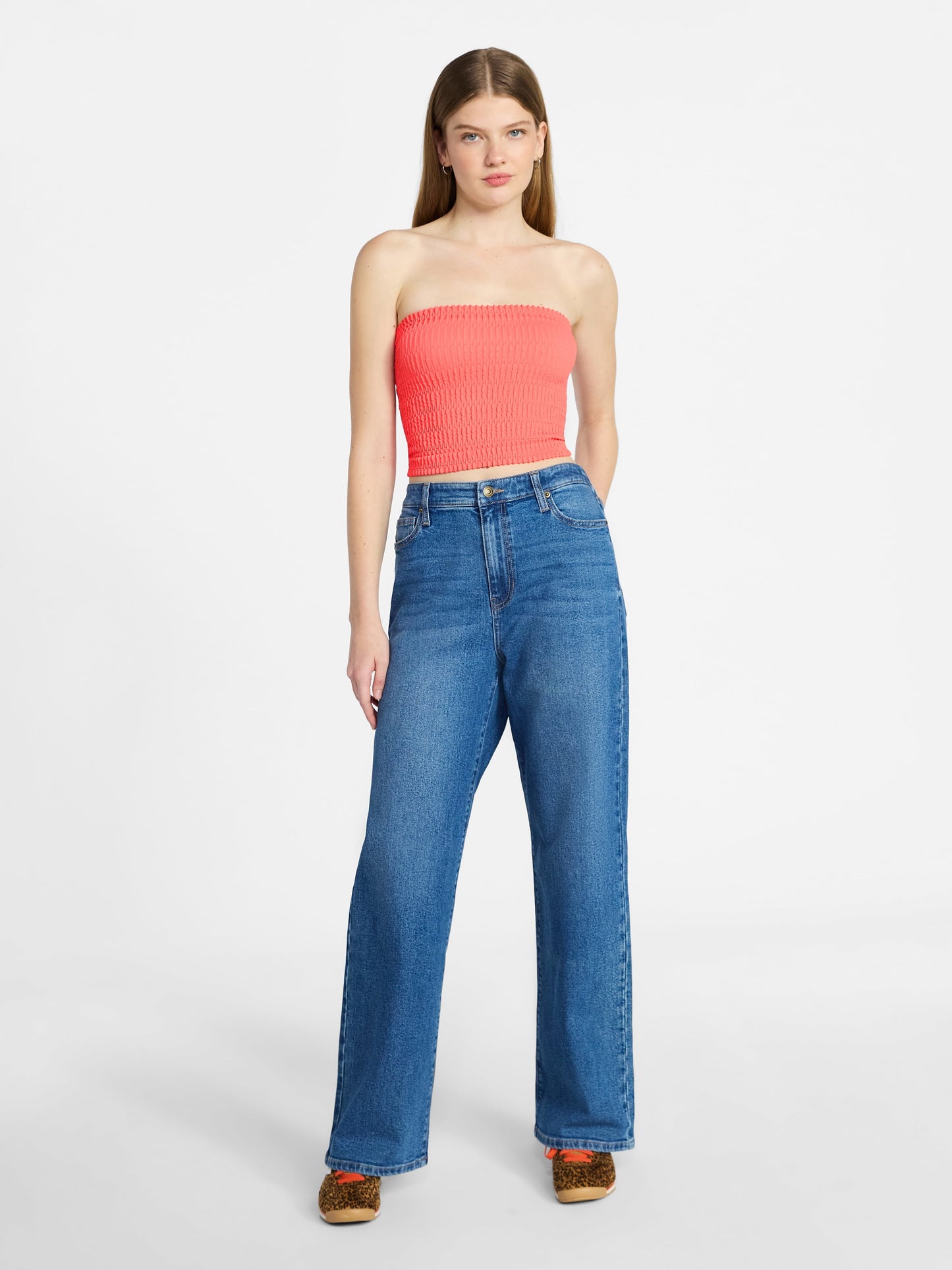 Fashnica -Women's -Seamless Textured- Tube- Top.jpg