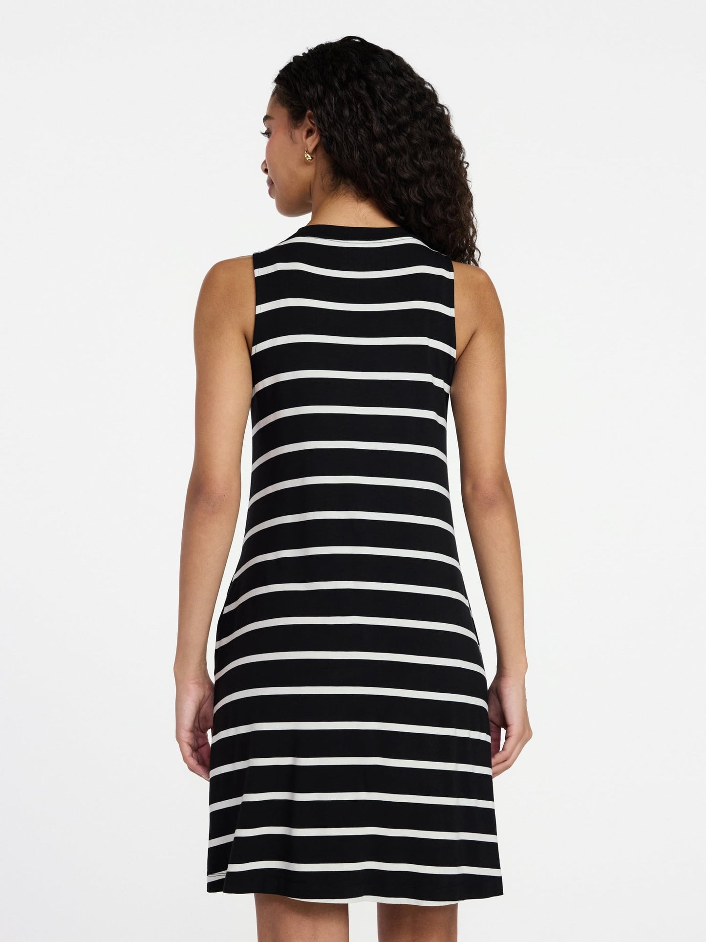 Time and Tru Women’s Sleeveless Knit Swing Dress, Sizes XS-XXXL