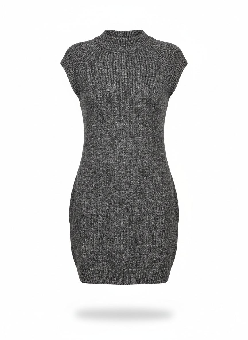 Short Dress with a Bodycon Cut